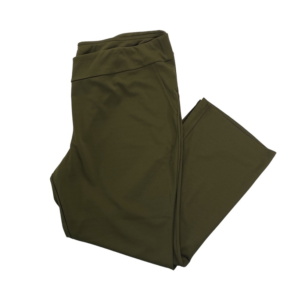 Linea by Louis Dell'Olio Pull On Knit Pants Green 3X - Picture 2 of 9